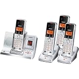 Uniden TRU9380-4 5.8GHz Expandable Cordless Phone System with Digital Answering System