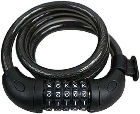 Raypley mountain bike bicycle lock alarm portable combination locks chain mtb bikes motorcycles accessories steel password lock