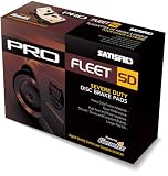 Satisfied Brakes  FL508 Fleet Severe Duty Disc Brake Pads w/Gridlock