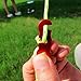 KINGLAKE® 10 Pcs Aluminum Guyline Cord Adjuster Tent Tensioners Rope Adjuster for Tent Hiking Camping Small Size Red