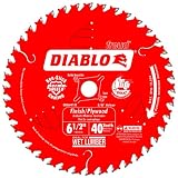 Diablo D0641X 6-1/2 by 40 Finishing Saw Blade 5/8-Inch Arbor