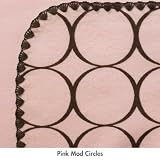 SwaddleDesigns Ultimate Receiving Blanket Pink Mod Circles