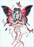 Red Hearts by Nene Thomas 8.5 X 11 Print
