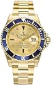 Rolex Oyster Perpetual Submariner Date 18kt Gold with Diamonds and Sapphires Mens Watch 16613CDD