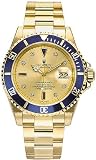 Rolex Oyster Perpetual Submariner Date 18kt Gold with Diamonds and Sapphires Mens Watch 16613-CDO