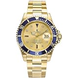 Rolex Oyster Perpetual Submariner Date 18kt Gold with Diamonds and Sapphires Mens Watch 16613CDD by Rolex