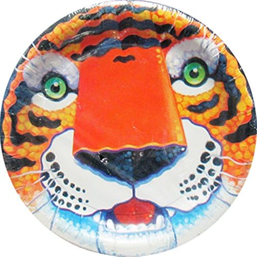 Jungle Safari Tiger Small Paper Plates (8ct)