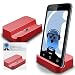 iTALKonline Motorola Moto X2 2nd Generation Red Micro USB Sync & Charge / Charging Desktop Dock Stand Charger RS.470.25