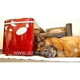 NewAir AI-100R Portable Ice Maker In Red With 28 Pound Ice Cube Capacity