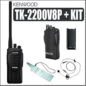 Click here to buy Kenwood Tk 2200V8P Protalk Two-Way Business Radio Plus Accessory Kit by Kenwood.