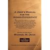 A User's Manual for the Human Experience