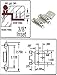 5 Pair Pack - Cosmas 17128-SN Satin Nickel Cabinet Hinge 3/8