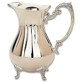 Reed & Barton Silver-plated Burgundy Collection 2 Quart Footed Water Pitcher With Ice Guard