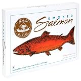 Alaska Smokehouse Smoked Salmon, Pepper Garlic, 4-Ounce Gift Boxes (Pack of 4)