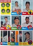 2012 Topps Heritage Minnesota Twins Team Set (Base Set Only No Short Prints or Variation) - 13 Cards Including Justin Morneau, Benson RC, Parmelee RC, Baker, Mauer, and More