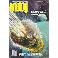 Analog Science Fiction, Vol. 98, No. 10 (October, 1978) by Ben Bova, Rick Sternbach, Spider Robinson and Greg Bear