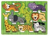 Zoo Mix N Match Peg Puzzle By Melissa & Doug