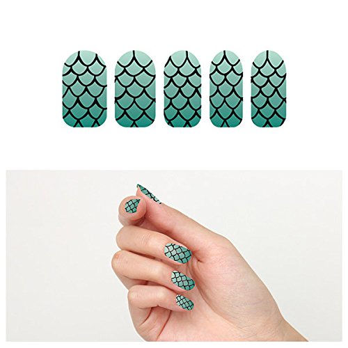 Tattify Fish Nail Wraps - Scaled Down (Set of 22)