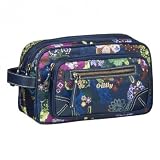Oilily Winter Forest Pocket Cosmetic Bag Navy O-CLY-2303, Damen , blau, (navy )