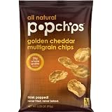 popchips Golden Cheddar Multi Grain, 3.25-Ounce Packages (Pack of 12)