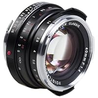 Voigtlander Nokton 40mm f/1.4 Wide Angle Leica M Mount Lens - Black