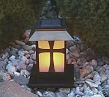 Heitronic Solar-Aluminium-Grableuchte mit Flackerlicht