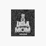 UCLA Bruins UCLA Mom Pendant - Sterling Silver Jewelry
