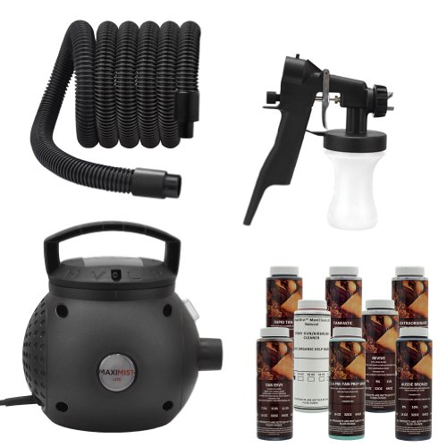 Maxi Mist Lite Sunless Spray Tanning KIT Machine Airbrush System Tan Maximist Unononononaoeraeraa