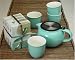 Tea Set with Organic Tea-Aqua