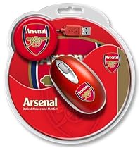 Arsenal Optical Mouse & Mat Set: Official Merchandise (PC)