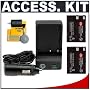 2 Replacement Nikon EN-EL3a / EN-EL3 Batteries and Mini Battery Charger for Nikon D100, D50, D70, D70s Digital SLR Cameras