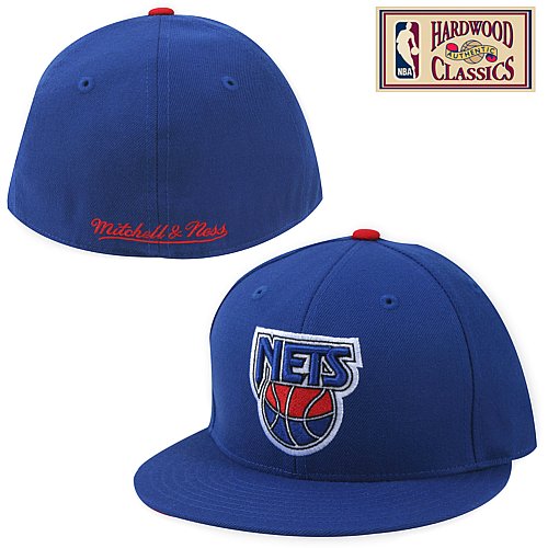 Mitchell & Ness New Jersey Nets Hardwood Classics Alternate Logo Fitted Hat