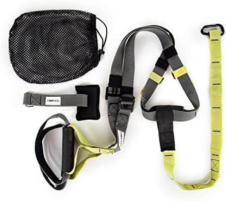 Sporfeel Suspension Training Kit - High Quality Home Gym Suspension Trainer with Door Anchor