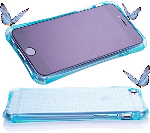 MeKo® Bumper case for iphone 6 Plus 5.5"- [Perfect-Fit Series] Slim Bumper Case for iPhone 6 (5.5") Non Slip Surface with Soft Flexible TPU material for Scratch Resistant- ECO-Friendly Material (Blue, iphone 6 5.5")