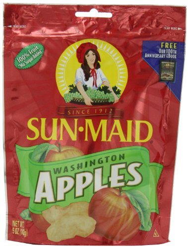 Sun Maid Washington Apples, 5-Ounce Pouches (Pack of 5)
