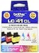 Brother LC41 Color 3 Pack 1 each Cyan, Magenta, Yellow