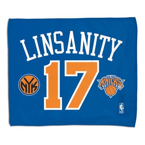 Jeremy Lin New York Knicks Linsanity 15x18 inch Blue Rally Towel