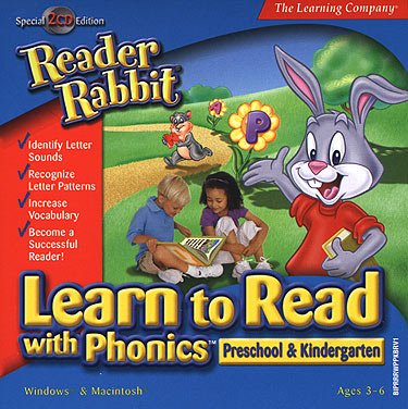 Reader Rabbit Learn to Read Phonics Preschool - Kindergarten (Jewel Case)