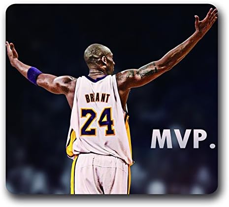Lakers Kobe Bryant Non-Slip Mouse Pad,LA Lakers 10"*9" Water Resistant Rubber