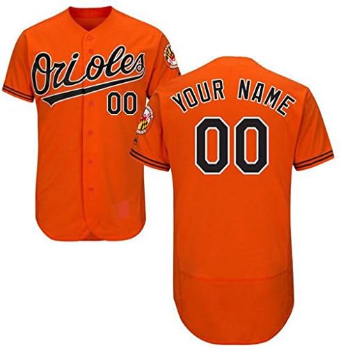 Man Baltimore Orioles Customized-Orange Collection Jersey size 52