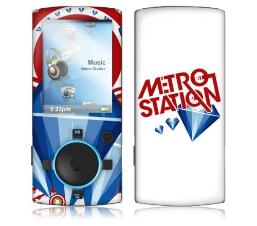  Music Skins MS-MSTA10163 SanDisk Sansa View- 16-30GB- Metro Station- Captain America Skin