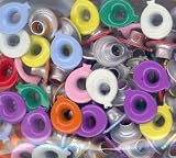 EyeLets Etc 1/8 Inch Top Painted Balloon Shaped Eyelets Assortment, Pack of 100