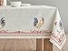 Maison d' Hermine Table Cloth Rectangle Table 100% Cotton 60 x 108 Inches Tablecloth Reusable Decorative Everyday Use for Dining Room, Farmhouse, Home Party, Festive & Wedding Spring Summer - Campagne