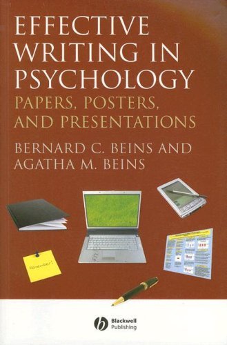 Effective Writing in Psychology: Papers, Posters,and Presentations by Beins, Bernard C., Beins, Agatha M. (2012) Paperback