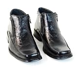Majestic Crinkle Dress Boots Black