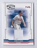 2005 Donruss Throwback Threads Game Used Jersey #25 Andruw Jones Atlanta Braves #'ed to 250