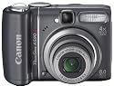 Canon PowerShot A590 IS Digitalkamera (8 Megapixel, 4-fach opt. Zoom, 6,4 cm (2,5 Zoll) Display, Bildstabilisator) schwarz