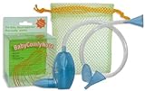BabyComfyNose Nasal Aspirator BLUE With Extra Nose Tip and Mouth Piece | #1 Tested Snot Sucker New Born, Baby, Child, Kid, Infant