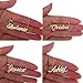 AOLO Personalized Name Necklace Tiny Charm Necklace in Sliver Golden