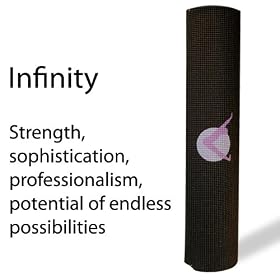 Aurorae Classic Yoga Mats - Ultra Thick, Extra Long with Rising Moon Focal point Icon, Illuminating... by